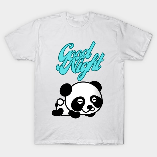 panda T-Shirt by LadiesGoldenSpiral